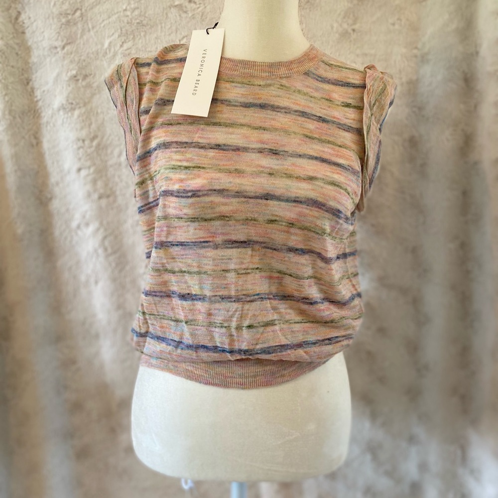 Veronica Beard multi colored shirt, size small